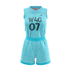 Ensemble de maillot et short de basket-ball pour femmes, personnalisé, sublimé, de haute qualité, avec coutures professionnelles - Product Image 2