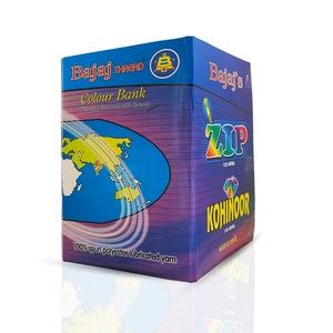 ด้ายเย็บผ้าบาจาจ โคฮินูร์ ซิป 135 เมตร 100% โพลีเอสเตอร์  หล่อลื่นแล้ว ปราศจากสารอะโซ ( คลังสี ) - Product Image 3