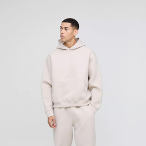 ชุดวอร์มฮู้ดดี้ทรงโอเวอร์ไซส์แบบแร็กแลน ล้างสีพ่น สไตล์ลำลอง 2 ชิ้น สำหรับผู้ชาย ชุดออกกำลังกาย ราคาโรงงาน ล่าสุด - Product Image 6