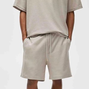 Wholesale Men's Summer Casual 2-Piece Breathable Eco-Friendly 100% Bamboo Fiber T-Shirt and Shorts <b>Set</b> High Quality Twin <b>Set</b> - Product Image 4