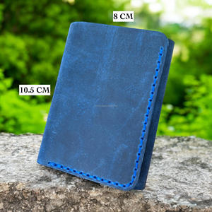 Custom Brand Logo Genuine Leather Trifold <b>Wallet</b> <b>Men</b> Thin RFID Blocking Credit <b>Card</b> <b>Holder</b> Coin Pocket Manufacturer NTW-0004 - Product Image 5