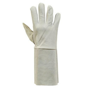 Guantes de Soldadura de Piel de Oveja y Vacuno, Resistentes a la Abrasión, Retardantes de Llama, para Bomberos y Construcción - Product Image 6