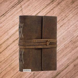 Premium Quality Leather Handmade Dairy Hardcover Leather Journal Diary Notepad With Wood-free Cotton Paper for Men & Women - Product Image 4