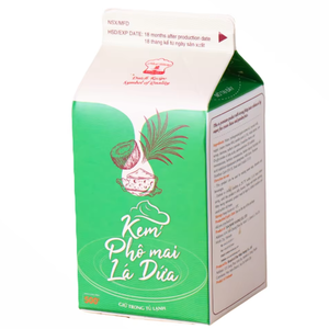 ผู้จัดจำหน่ายขายส่ง จัดส่งรวดเร็ว รับผลิตแบบ OEM/ODM ครีมฮาลาล ไม่ใช้นม ครีมปาดานชีส ครีมแต่งขนมหวาน 500 กรัม สำหรับกาแฟและชานม - Product Image 1