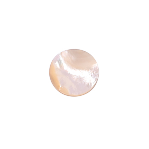Perle de nacre naturelle 14 carats 22x22mm ronde à coupe lisse blanche, pierre précieuse en vrac - Product Image 1