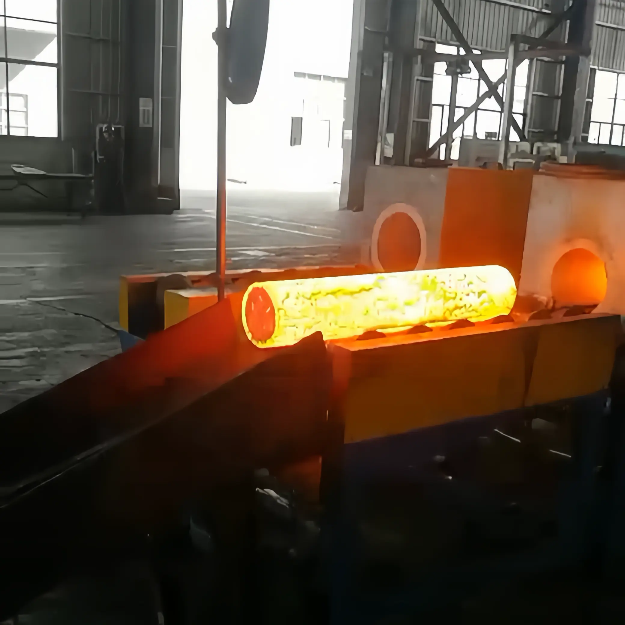 Induction heating round bar steel billet for forging induction heater 1000kw 750kw 500kw heating furnace