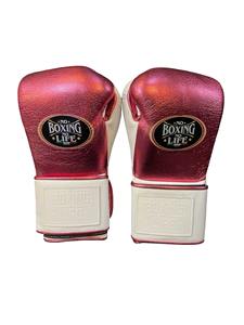 Guantes de Boxeo Hechos a Mano de Alta Calidad, Sin Boxeo No Hay Vida, Guantes de Entrenamiento de Boxeo con Correa, Cuero Genuino, Guantes de Boxeo Personalizados - Product Image 5