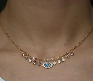 เครื่องประดับหรูหราทันสมัย ทอง 10k 14k 18k เพชร CVD ปลูกในห้องปฏิบัติการ สร้อยคอปรับได้สำหรับเด็กหญิงและสตรี - Product Image 6