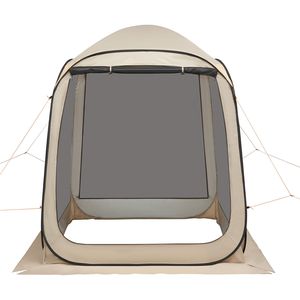 Tenda a Zanzariera Pop-up 6x6 Piedi per 4-6 Persone, Gazebo Portatile con Borsa per il Trasporto, Pareti Laterali a Rete e Supporto a Terra Incluso - Product Image 6