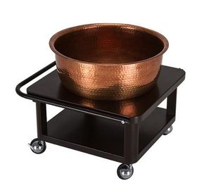 Tazón de Pedicura Clásico de Cobre, Recipiente Profesional para Remojar los Pies, Esencial para Spa de Lujo, Producto Artesanal de Primera Calidad - Product Image 1