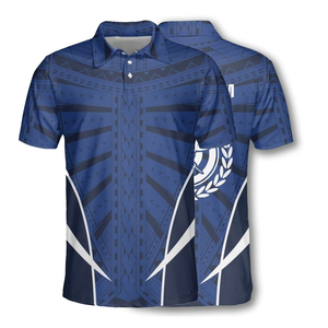 เสื้อโปโลสั่งทำขายส่ง แบบซับลิเมชั่น ระบายอากาศได้ดี สำหรับผู้ชายและผู้หญิง เหมาะสำหรับกอล์ฟ กีฬา  พร้อมสกรีนโลโก้ ชุดยูนิฟอร์มทีม - Product Image 1