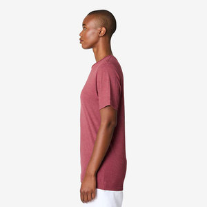 T-shirt basique à manches courtes en coton premium pour femme, col rond imprimé, tricot doux, gris Bella Canvas, 180 grammes, coupe classique - Product Image 2