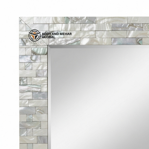 Premium MDF Inlay <b>Square</b> Art Deco 5mm Thick Wall <b>Mirror</b> Handcrafted Eco-Friendly Wedding Decorative Luxury Home Decor - Product Image 3