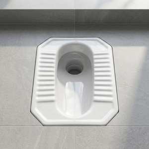 Economical White <b>Ceramic</b> Medium Deep Squatting <b>Pan</b> Toilet Orissa WC Sanitary Ware For African Market Export - Product Image 3
