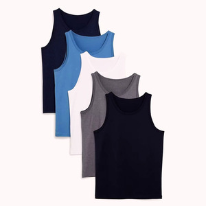 Camiseta sin Mangas Personalizada para Hombre, Chaleco Deportivo de Algodón, Camiseta Interior Básica con Logotipo Personalizado, Transpirable, de Secado Rápido y Ajuste Cómodo - Product Image 1