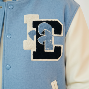 Chaqueta de Lana Unisex Estilo Letterman con Bordado Chenille, Cortavientos de Invierno, Diseño Personalizado de Alta Calidad, Estilo Urbano - Product Image 6