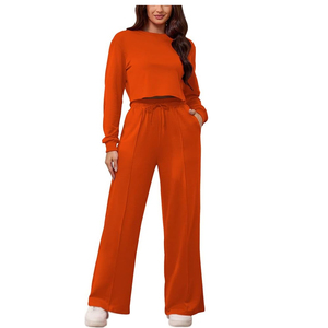 Nuevo Conjunto Deportivo para Mujer con Capucha, Logotipo Personalizado, Invierno, Casual, Sólido, Transpirable, de Secado Rápido, Felpa, Precio Económico - Product Image 5