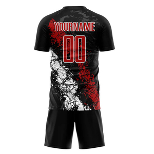 Men <b>Soccer</b> Jersey Set Uniform Wholesale Heat-transfer Printing Custom <b>Soccer</b> Uniform 100% Polyester Custom Team Name Adjustable - Product Image 4