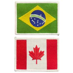 Parche de tela bordado para ropa, uniforme o bandera, 2.5" x 3.5" - Product Image 3
