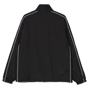 High Quality Men's Coated Stand Collar Nylon Track <b>Jacket</b> Wind Resistant Sports Training Streetwear Lightweight - Product Image 4