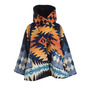 เสื้อโค้ทพร้อมฮู้ด Jacquard,สไตล์อังกฤษทรงเรขาคณิตเสื้อสำหรับใส่ในวันหยุด - Product Image 1