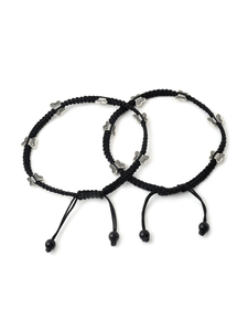 Women Butterfly Charm Anklet Adjustable Black <b>Thread</b> Handmade Boho Style Anklet Minimal Fashion Foot Jewellery - Product Image 5