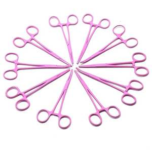 คีมคั้นเลือดสแตนเลสคุณภาพดีที่สุด แบบใช้มือ  ชนิดตรง/โค้ง  เครื่องมือผ่าตัดสำหรับหยุดเลือด - Product Image 1