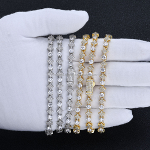 Cadena Cubana de Oro de 14k de Alta Calidad para Unisex, Collares con Diamantes, Certificado IGI, Diamantes Moissanite VVS, Estilo Hip Hop - Product Image 4