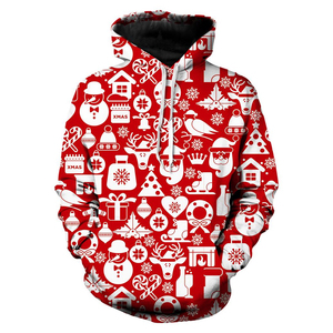 Sudaderas con Capucha Personalizadas de Felpa para Hombre, Sudaderas al por Mayor con Sublimación, Impresión 3D, Sudadera Extra Grande de Alta Calidad para Navidad - Product Image 5