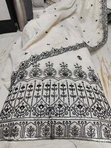 Tissu brodé de qualité supérieure pour vêtements de mode féminine, vêtements de créateurs, robes de soirée, kaftans, abayas, vêtements de mariée - Product Image 5