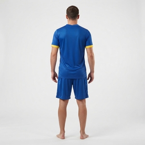 Maillot de football américain pour hommes en gros, col en V personnalisé, manches courtes, respirant, en polyester, uniforme d'entraînement d'équipe - Product Image 2