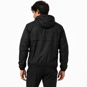 Men Outdoor Windproof Waterproof Windbreaker <b>Jacket</b> <b>Lightweight</b> Breathable Zip Up Hooded Sports Running Cycling Trekking <b>Jacket</b> - Product Image 4