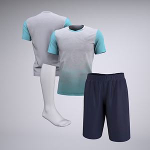 Uniforme de Fútbol Personalizado, Conjunto de Camiseta y Pantalones Cortos de Fútbol por Mayoreo, Sublimación, Ropa Deportiva para Equipos, Fabricante OEM ODM - Product Image 6