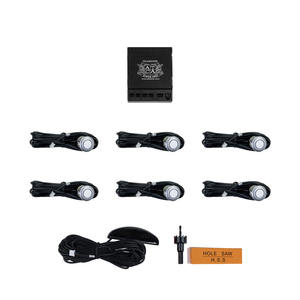 เซ็นเซอร์จอดรถ Roadpower Diamond 6 จุด พร้อมจอ LED แสดงผล ระยะตรวจจับ 0.3-1.5 เมตร ใช้ไฟ DC 10V/14.7V พร้อมเสียงเตือนเพื่อการจอดรถที่ปลอดภัย - Product Image 6