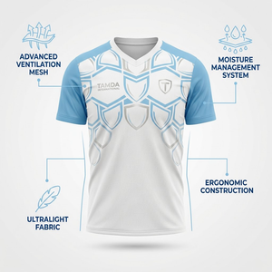 Camiseta Deportiva Personalizada con Logotipo, Nombre y Número |   Uniforme de Equipo de Manga Corta Transpirable con Estampado Digital Gráfico en Verde Azulado y Negro - Product Image 3