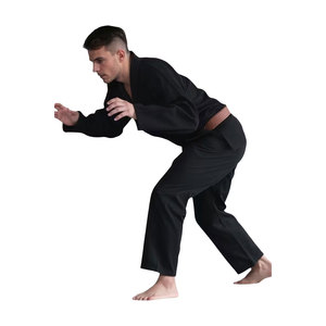 Tenue d'arts martiaux de niveau Elite Solid Trader, en coton robuste, pour l'entraînement rigoureux, ensembles d'uniformes de Judo et de Karaté - Product Image 2