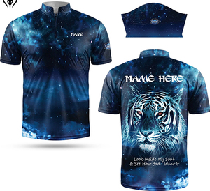 High Quality Breathable 3D Sublimation <b>Baseball</b> Jersey Sportswear Customized Quarter-Zip T-Shirt Wholesale - Product Image 4
