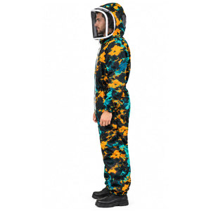 Équipement d'apiculture, combinaison de protection pour apiculteurs, respirante, en coton, intégrale, avec voile et capuche - Product Image 3