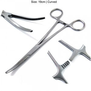 ที่หนีบผ้าคลุมผ่าตัดแบบแมนนวลทำจากสแตนเลส  คีมหนีบหลอดเลือดแดง Rochester Pean Mosquito Forceps - Product Image 5