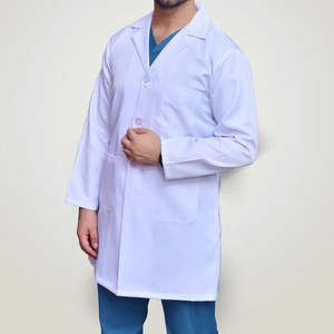 Batas de laboratorio personalizadas para enfermeros, batas de laboratorio para hombres, uniformes de laboratorio de ciencias para hombres, proveedor de batas médicas de tela de algodón, pedido al por mayor. - Product Image 5