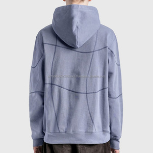 Sudaderas Personalizadas para Hombre, 100% Algodón, Hombros Caídos, Sudadera con Capucha, Sudadera Holgada, Sudadera Gruesa para Hombre - Product Image 4