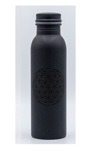 Pure Copper Water Bottle with Hammered Pattern Modern Design Eco-Friendly Gift Set for Travel & <b>Office</b> Use - Product Image 2