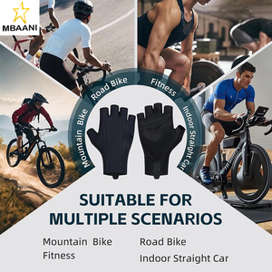 Gants de cyclisme - Gants de vélo mi-doigts pour hommes et femmes - Product Image 6