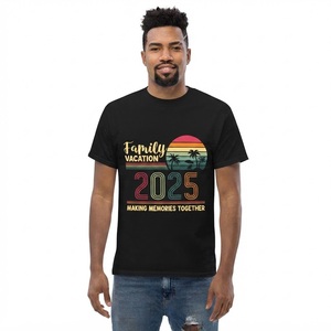 T-shirts personnalisés pour vacances en famille, impression DTF DTG, t-shirts assortis pour voyages en famille, vêtements de vacances en gros, OEM ODM - Product Image 1