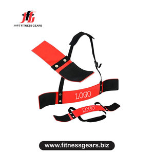 Adjustable PU Arm Blaster <b>Belt</b> <b>Red</b> Universal Fit Comfortable Power Training Equipment - Product Image 3