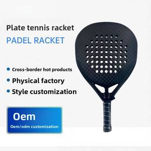 AIR BUZZ Full Carbon Fiber Padel Racket PR002 Professional Training Lightweight Handmade 45CM Face Size Dongguan Source Factory - Product Image 4