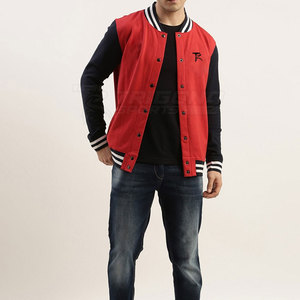 Men's Casual Stand Collar Front Logo Premium Quality Windproof Eco-Friendly <b>Letterman</b> <b>Jacket</b> Wholesale - Product Image 4