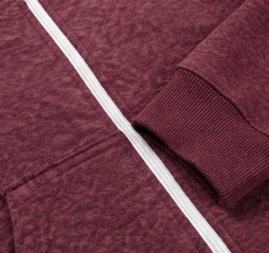 Survêtement zippé décontracté pour homme, sweat à capuche et pantalon de survêtement coupe classique, vêtements de sport en molleton de coton pour homme - Product Image 3