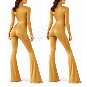 Nouvelle Arrivée Combinaison Femme Couleur Unie Décontractée Tendance Body Sportif Femme Combinaison Sans Couture pour Entraînement et Fitness - Product Image 5