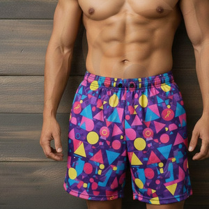 Shorts en mesh personnalisés pour hommes, shorts en mesh respirants à couture interne de 5 pouces, imprimé serpent, shorts en mesh pour hommes - Product Image 1